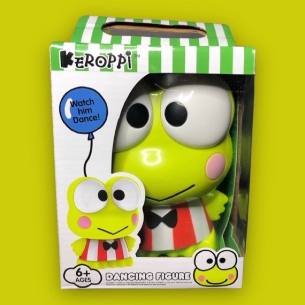 Keroppi : Dancing Figure Figure Battery Operated 💚 Hello Kitty & Friends